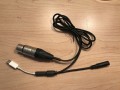 XLR Adapter cable with USB-C to Audio Adapter